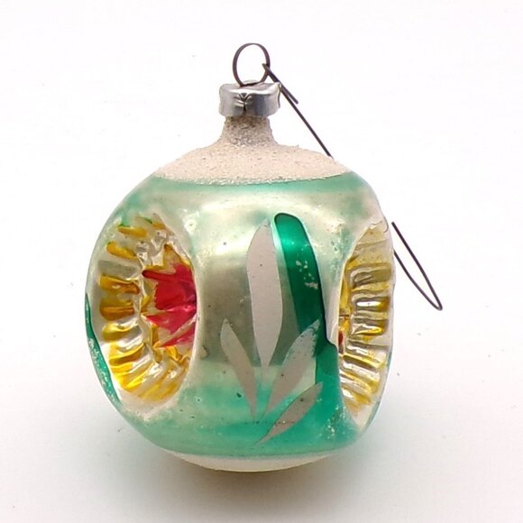 Vintage 50s 60s Glass Christmas Ornament - Picture 8 of 8